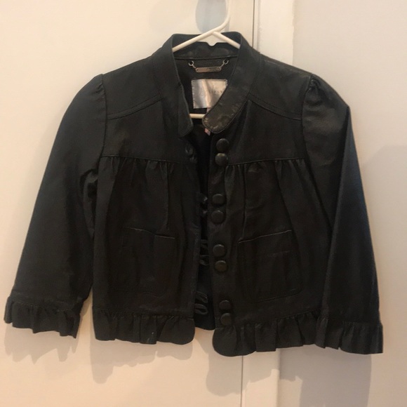 LF Jackets & Blazers - LF cropped leather jacket size snall